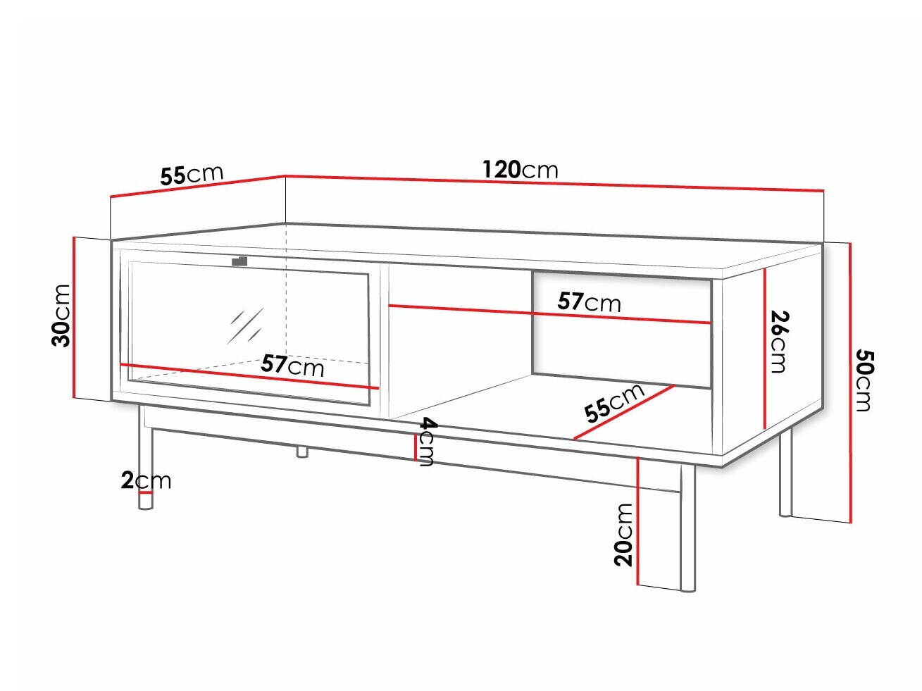 Salontafel Comfivo 417