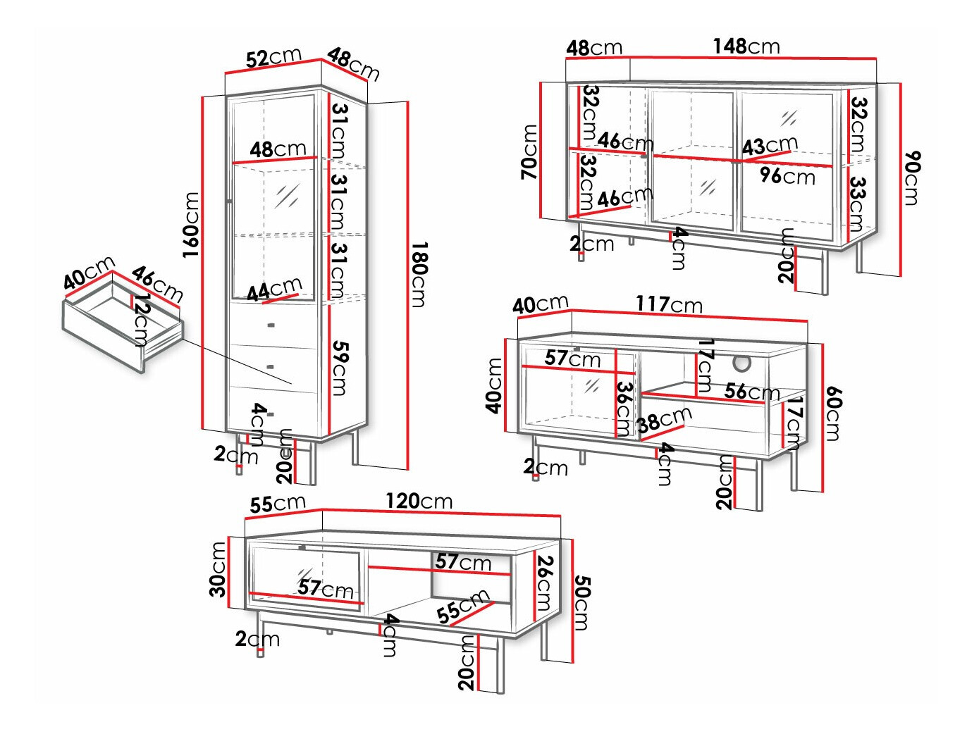 Woonkamerset Comfivo 422