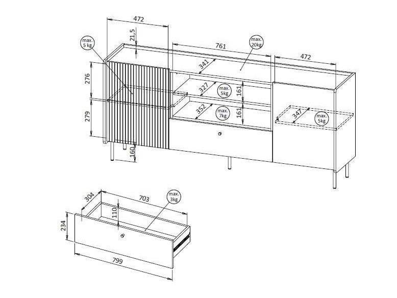 Ladekast Tivsali 123