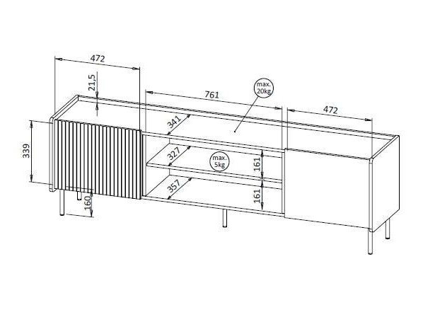 TV-meubel Tivsali 121
