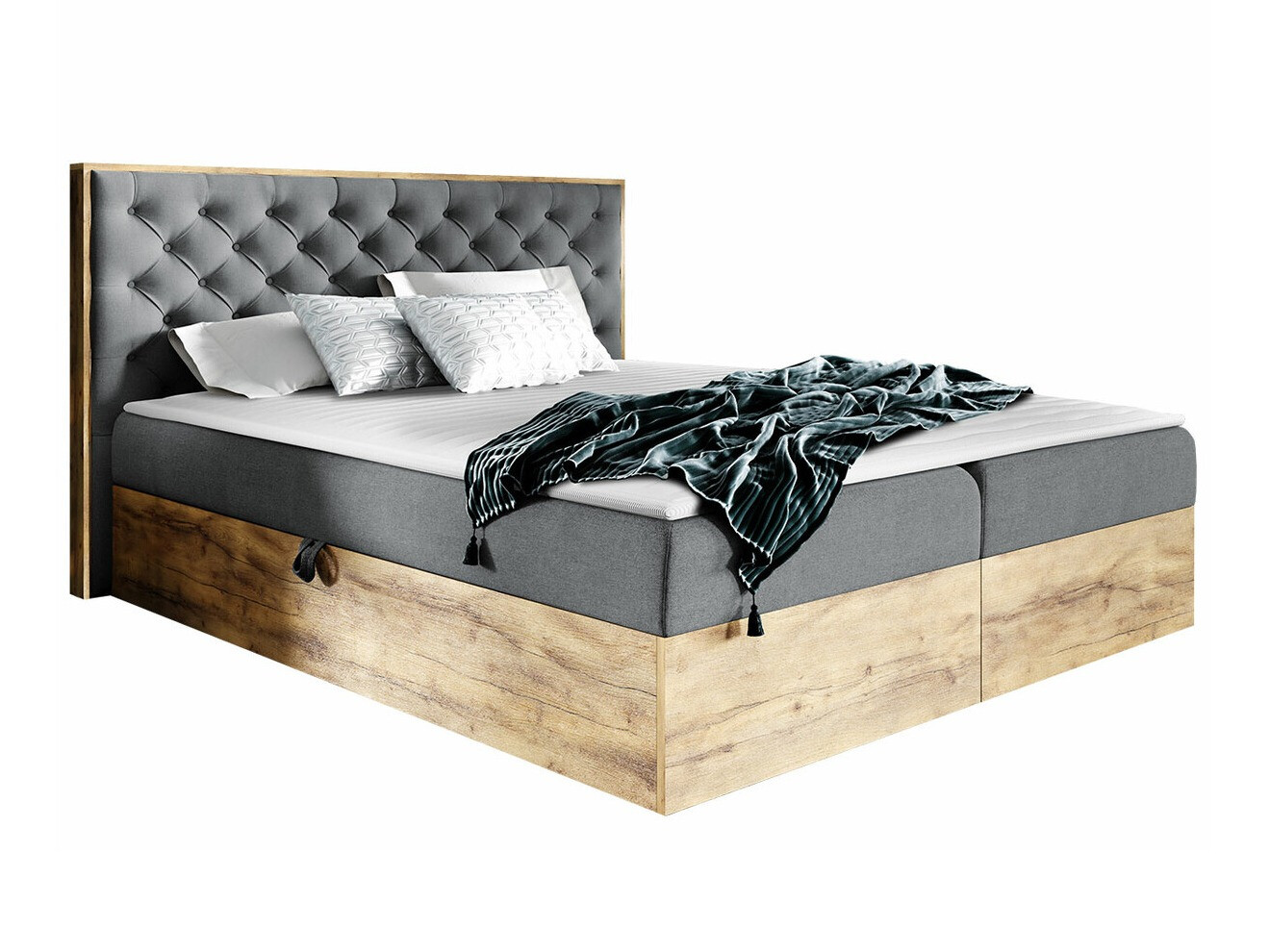 Boxspring Baltimore 182 (Wotan eik + Faro 4)