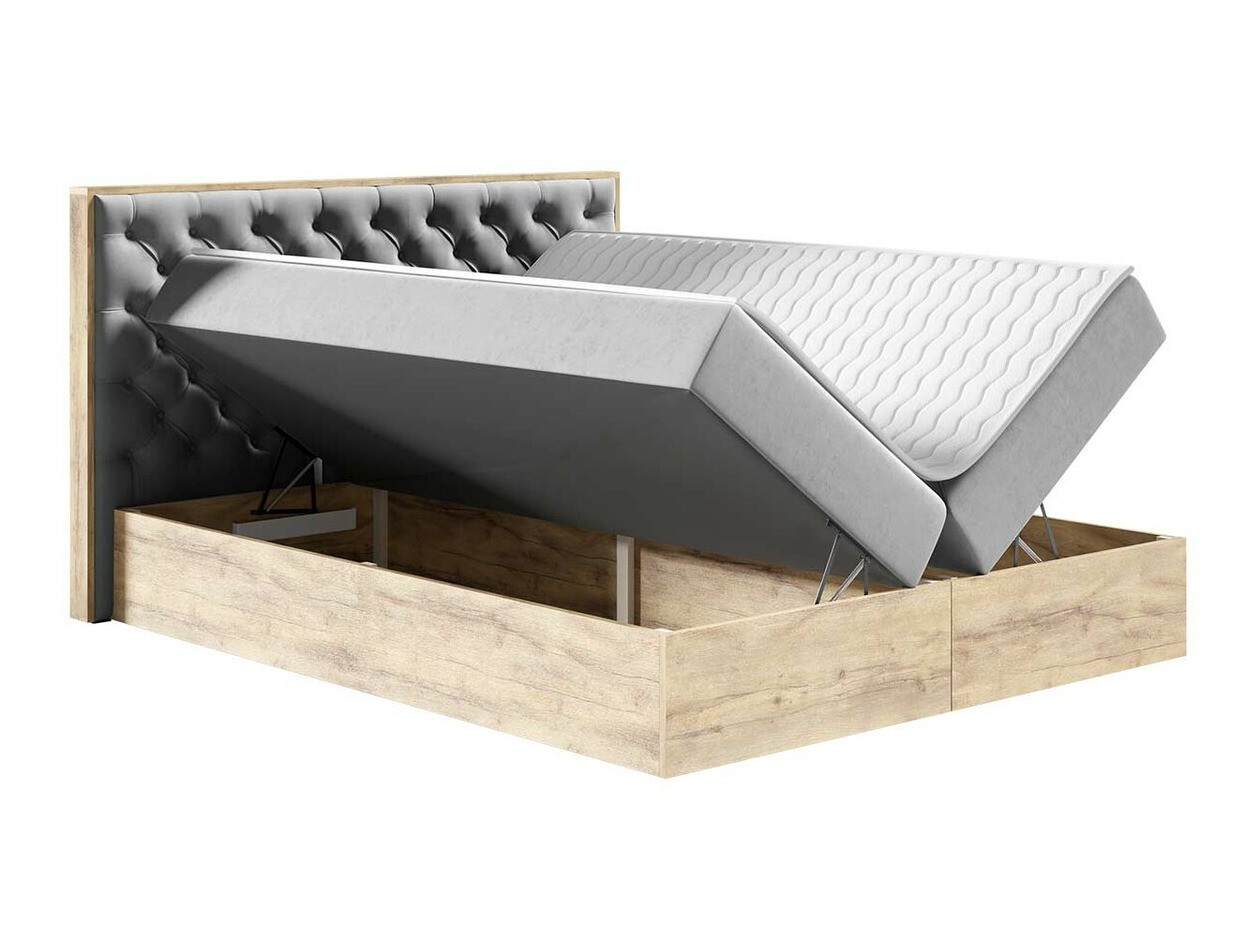 Boxspring Navis I (Wotan eik + Faro 14)