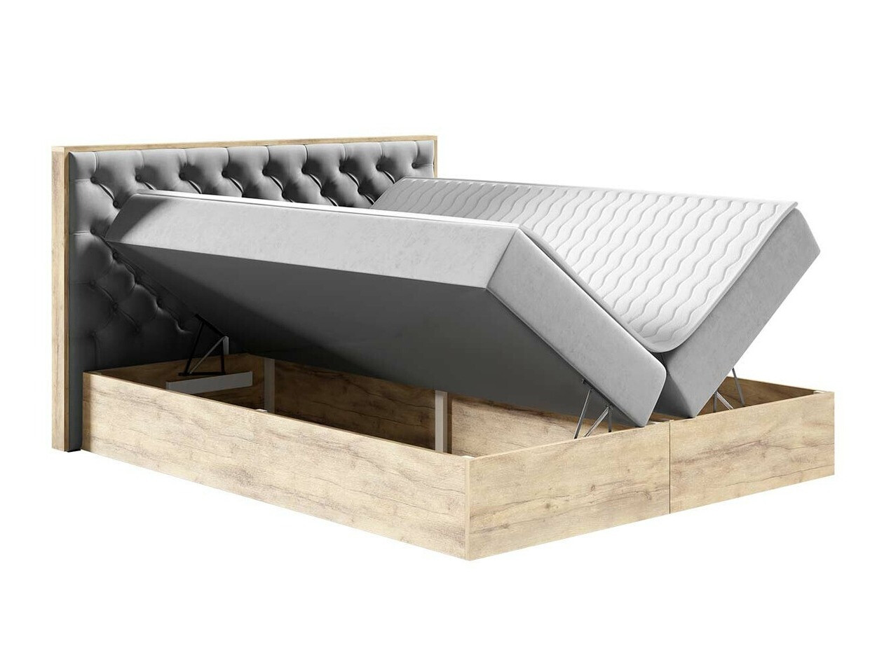 Boxspring Navis I (Wotan eik + Faro 16)