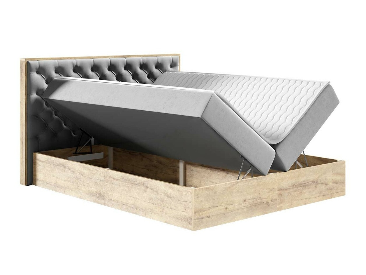 Boxspring Navis I (Wotan eik + Faro 20)