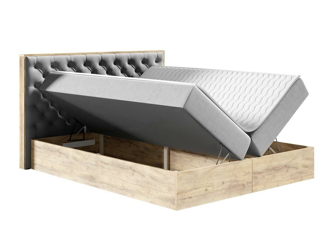 Boxspring Navis I (Wotan eik + Faro 4)