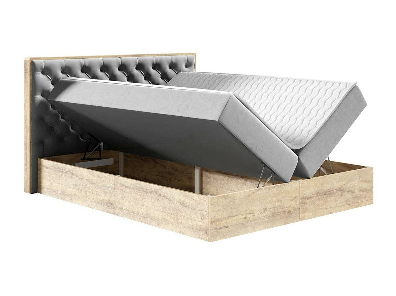 Boxspring Navis I (Wotan eik + Faro 4)