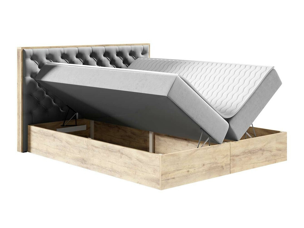 Boxspring Navis I (Wotan eik + Faro 5)