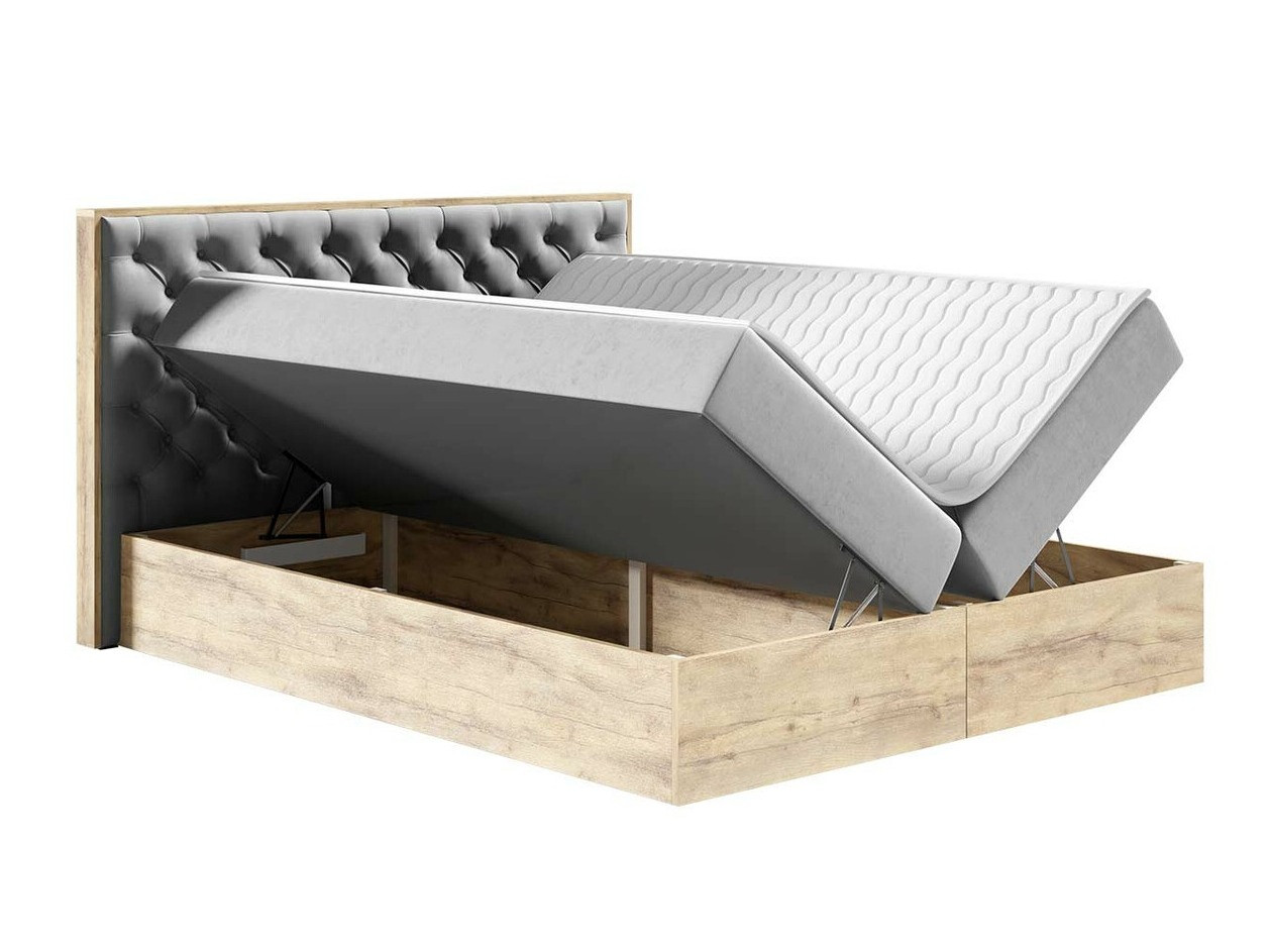 Boxspring Navis I (Wotan eik + Faro 5)
