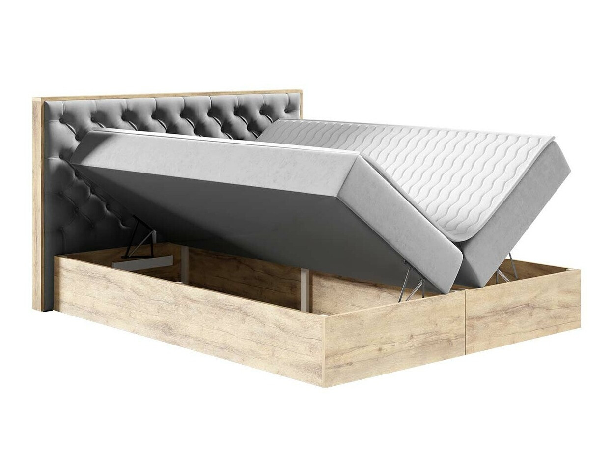 Boxspring Navis I (Wotan eik + Faro 5)