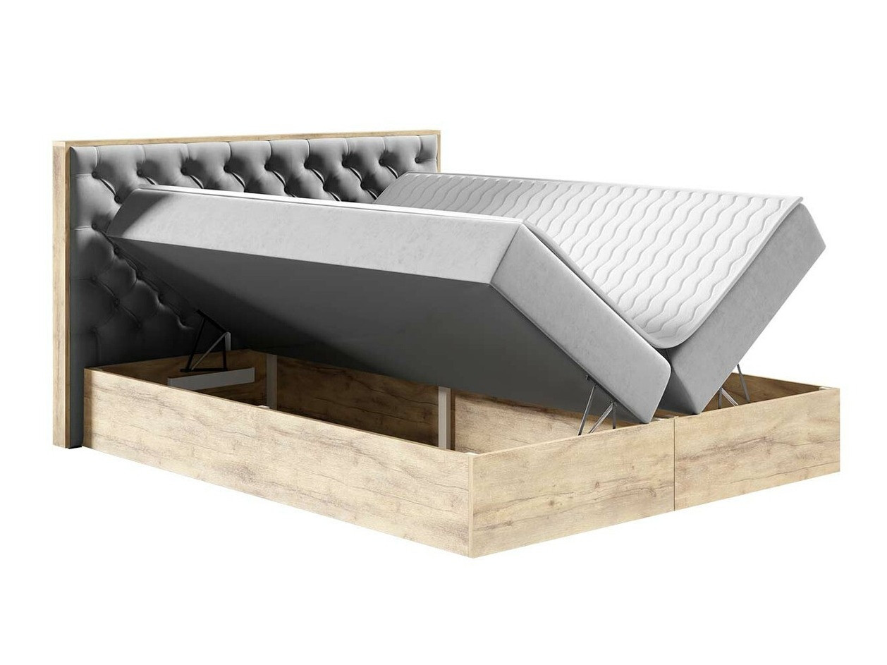 Boxspring Navis I (Wotan eik + Faro 5)