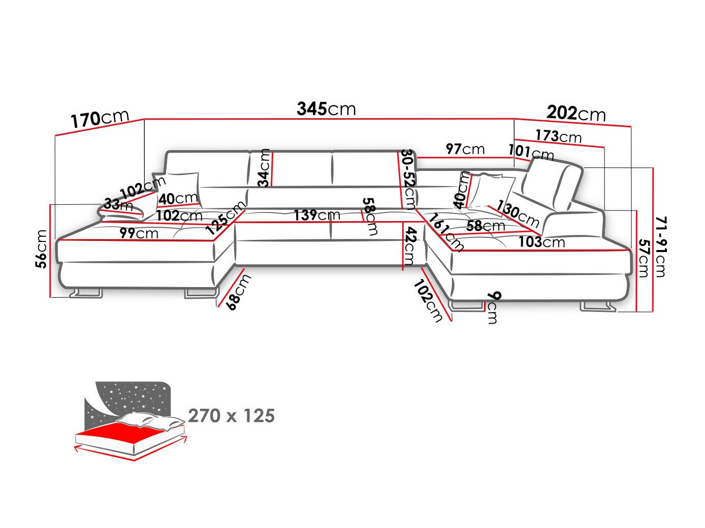 Hoekbank Comfivo Ruta (Poso 39)