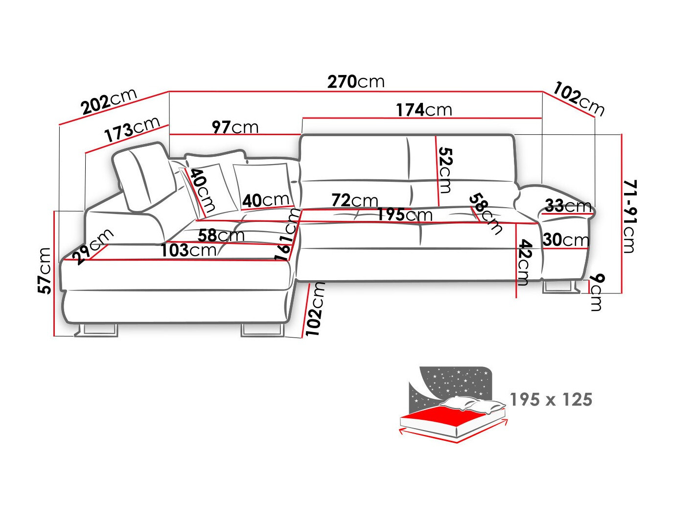 Hoekbank Comfivo 139 (Poso 14)