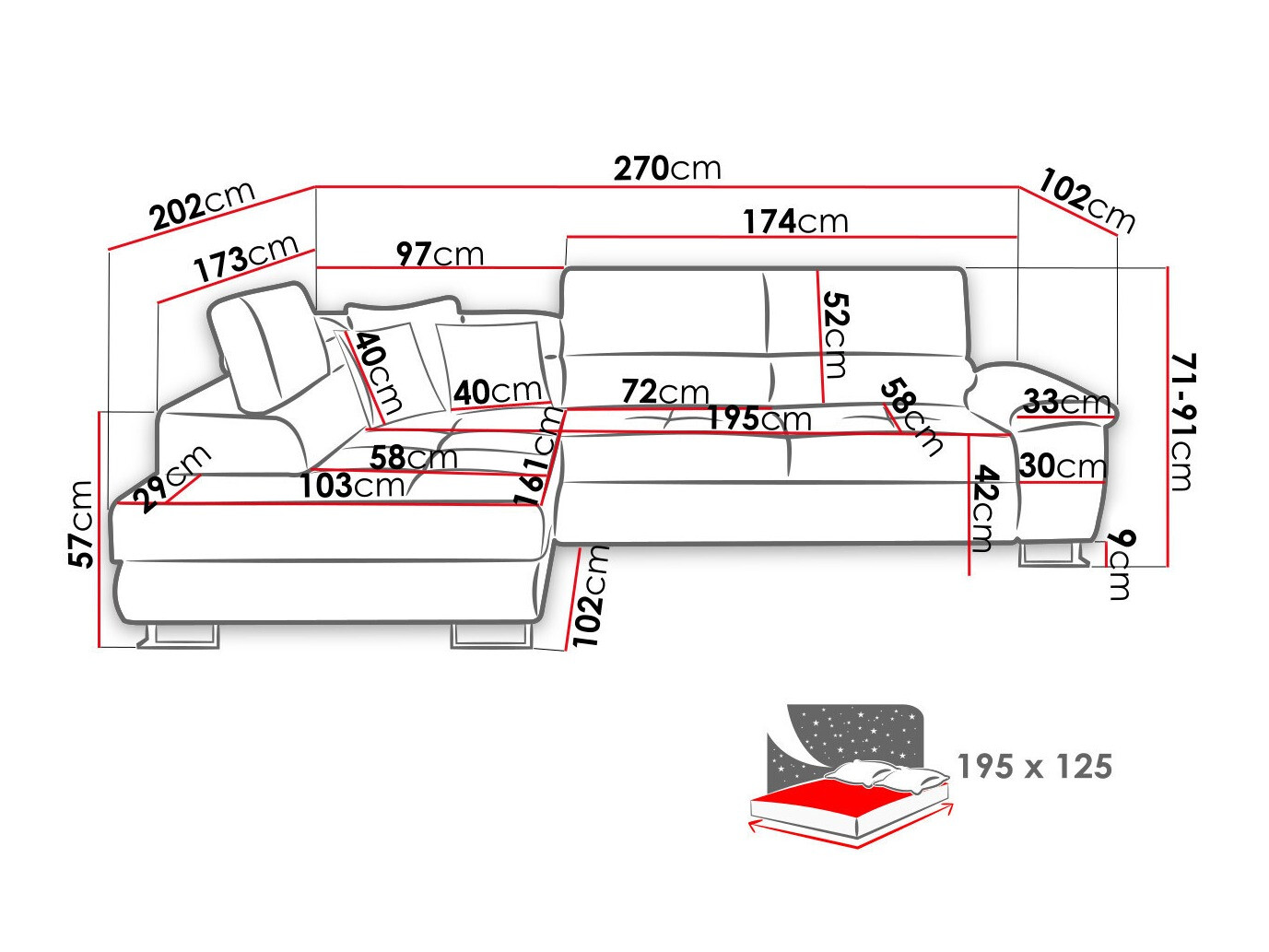 Hoekbank Comfivo Ruta I (Poso 100)