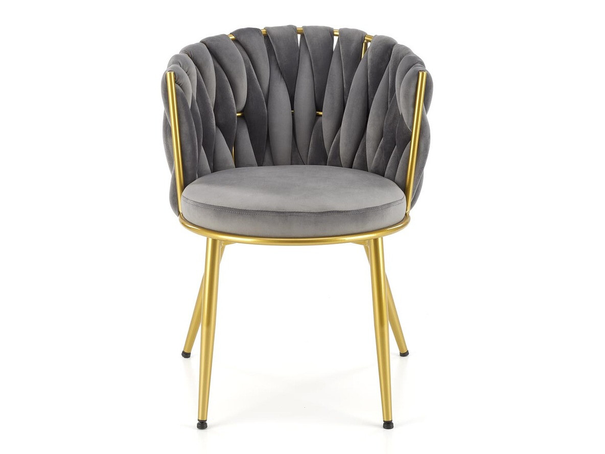 Stoel Houston 1506 (Grijs + Gouden)