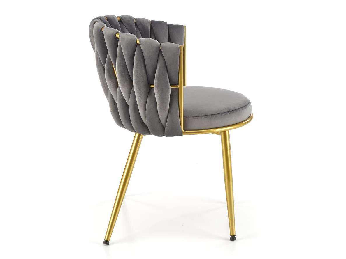 Stoel Houston 1506 (Grijs + Gouden)