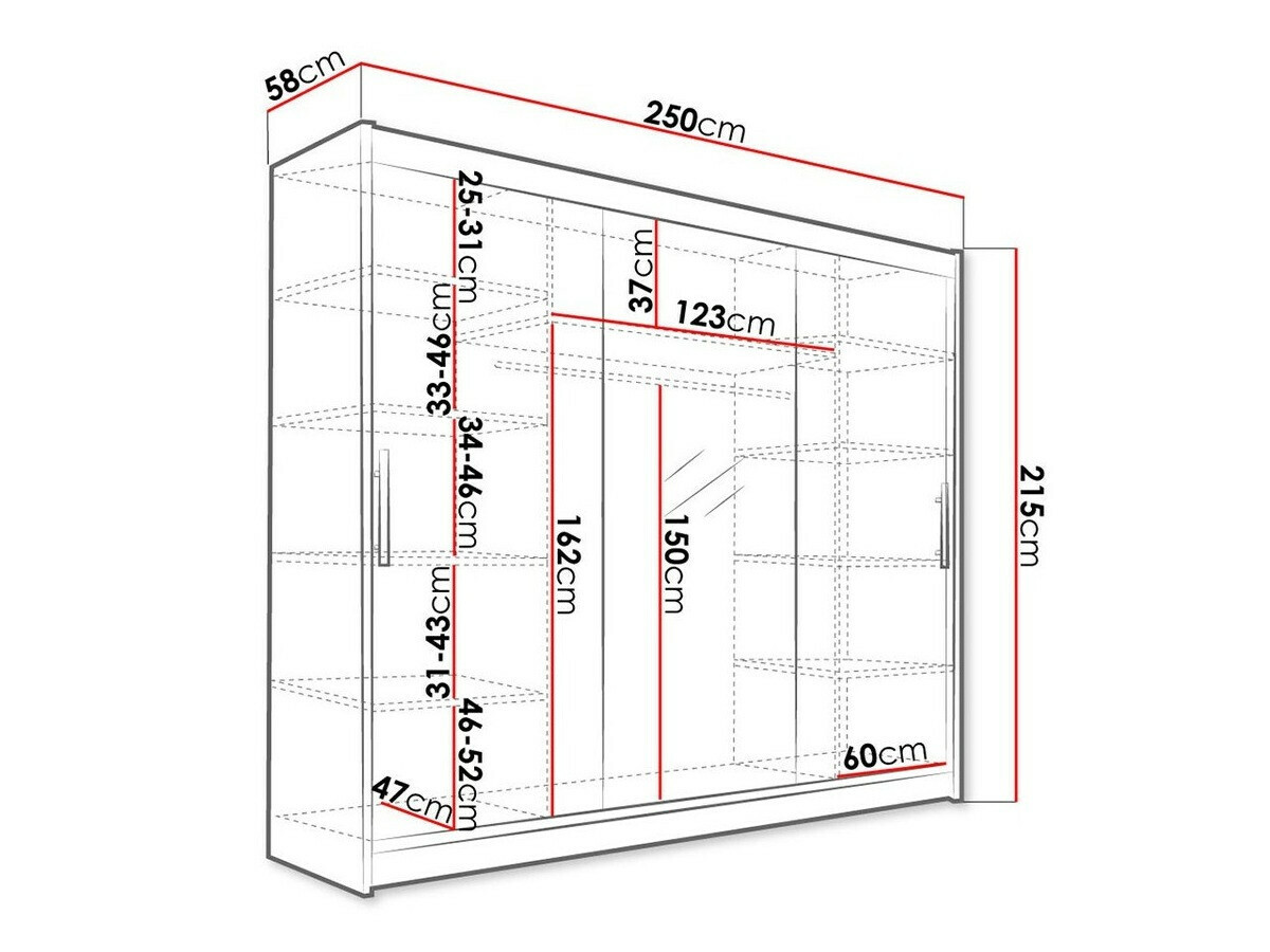 Kledingkast Closico Ordo I (Wit)