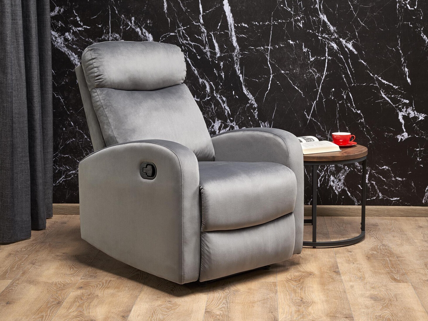 Relaxfauteuil Houston 1518 (Grijs)