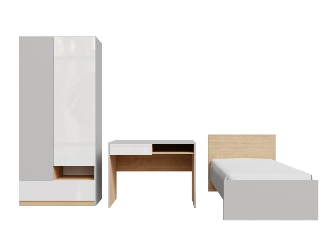 Meubelset Nuevaru 118 (Glanzend wit)