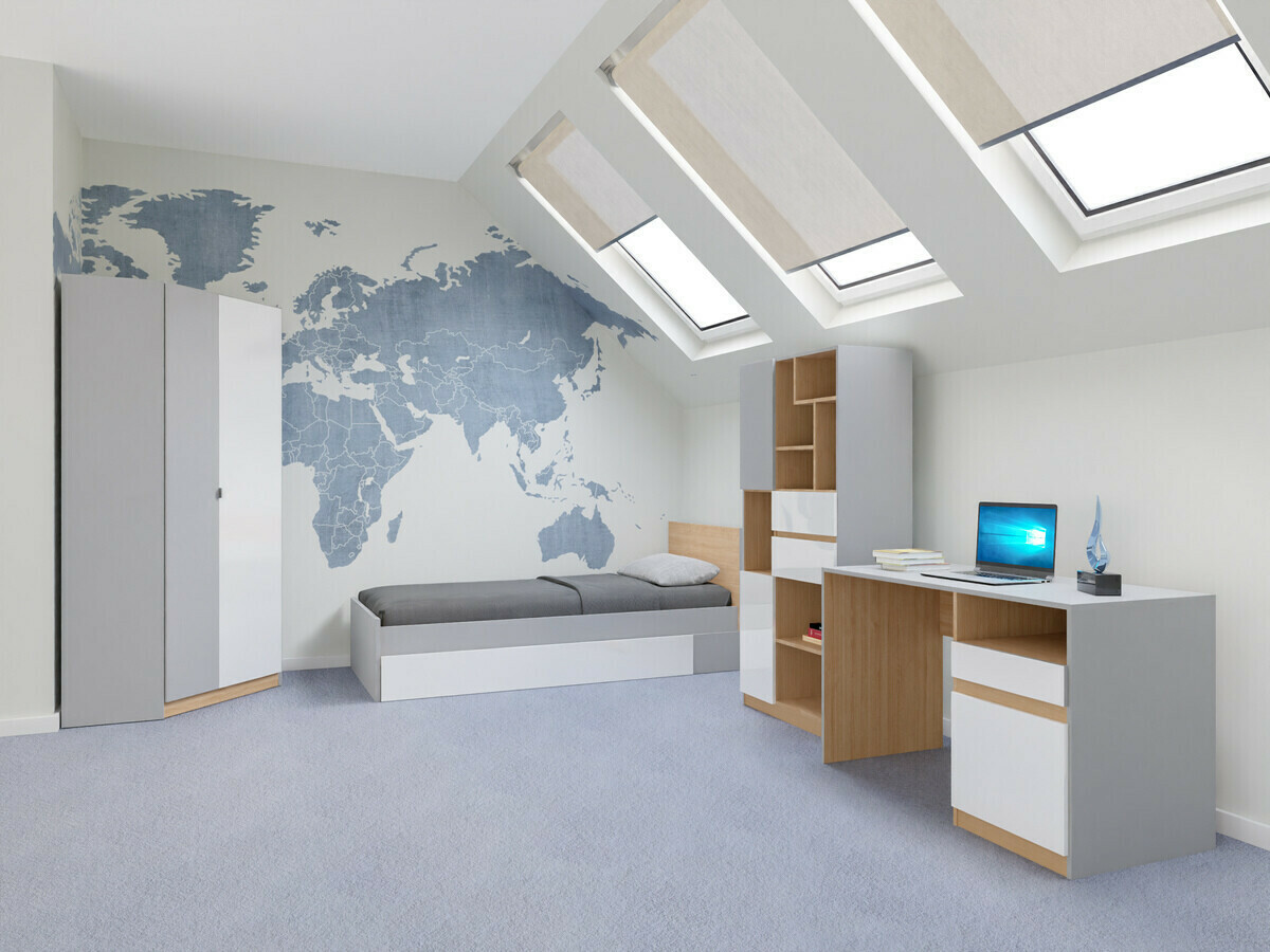 Meubelset Nuevaru 120 (Glanzend wit)