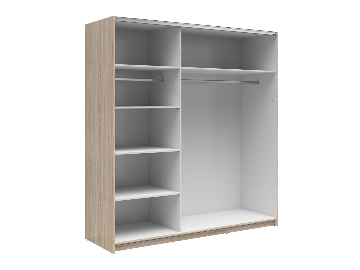 Kledingkast Livevaro 109 (Sonoma eik + Wit)