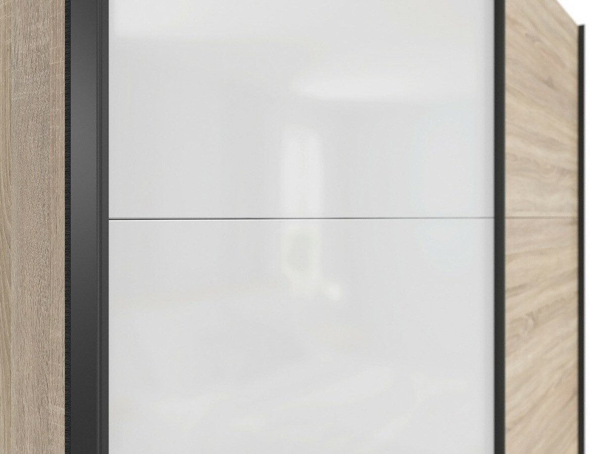 Kledingkast Livevaro 109 (Sonoma eik + Wit)