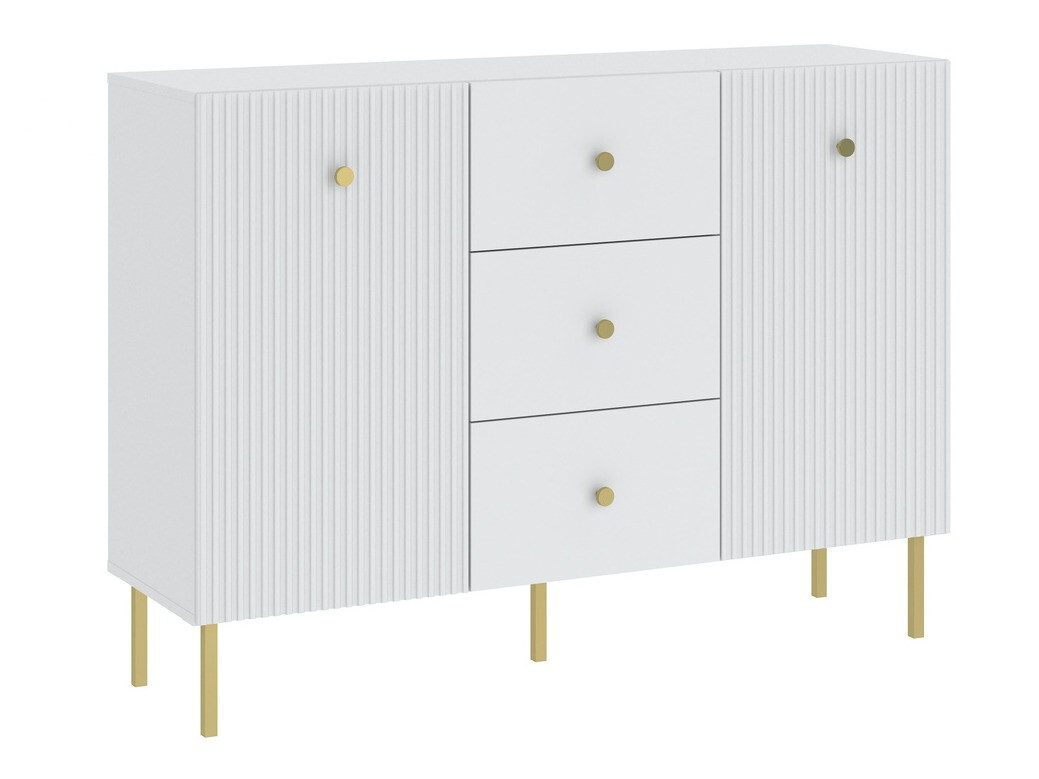 Ladekast Etliva 101 (Wit + Gouden)