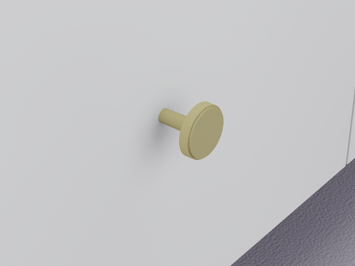 TV-meubel Etliva 104 (Wit + Gouden)