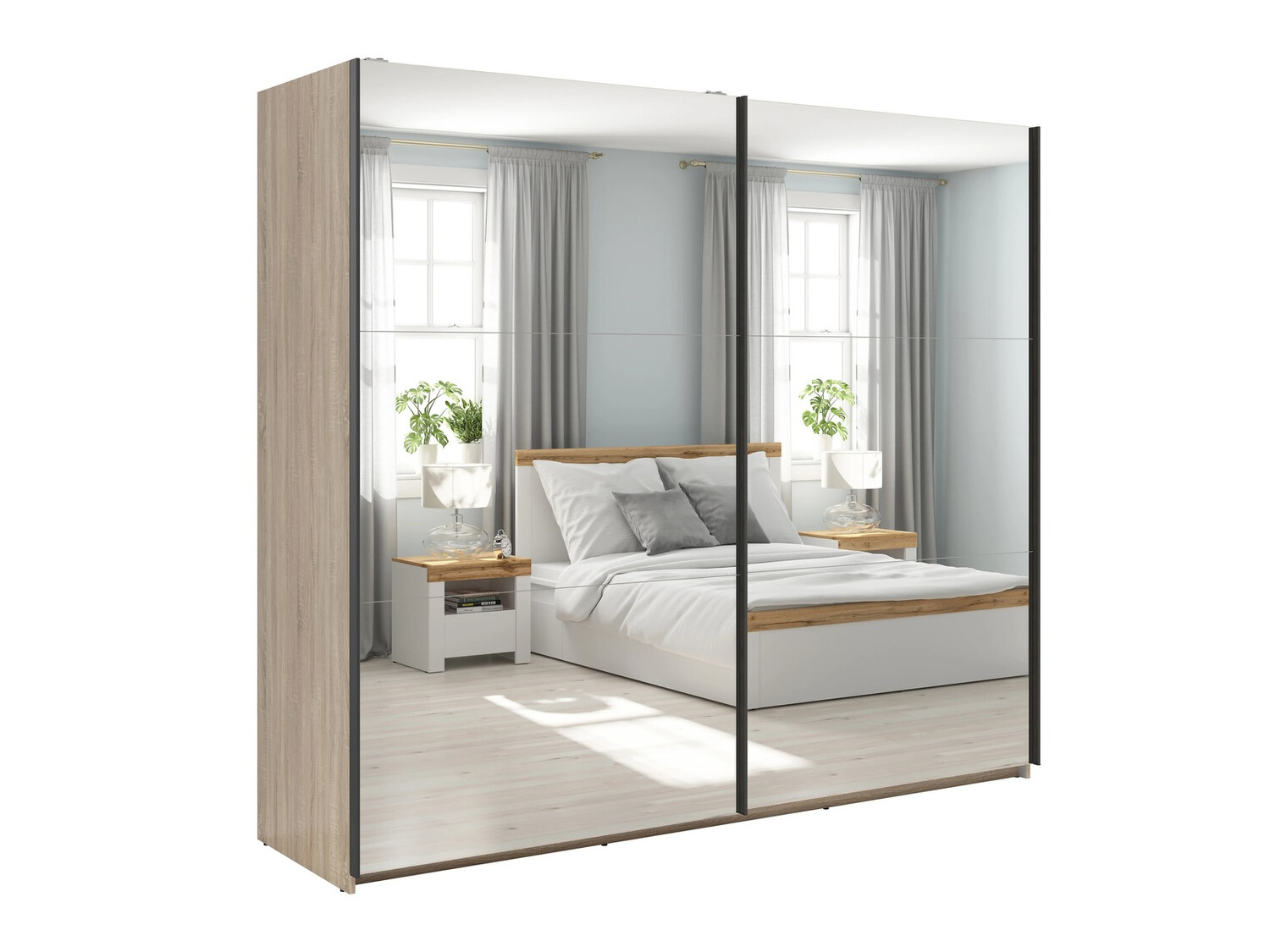 Kledingkast Livevaro 122 (Sonoma eik)