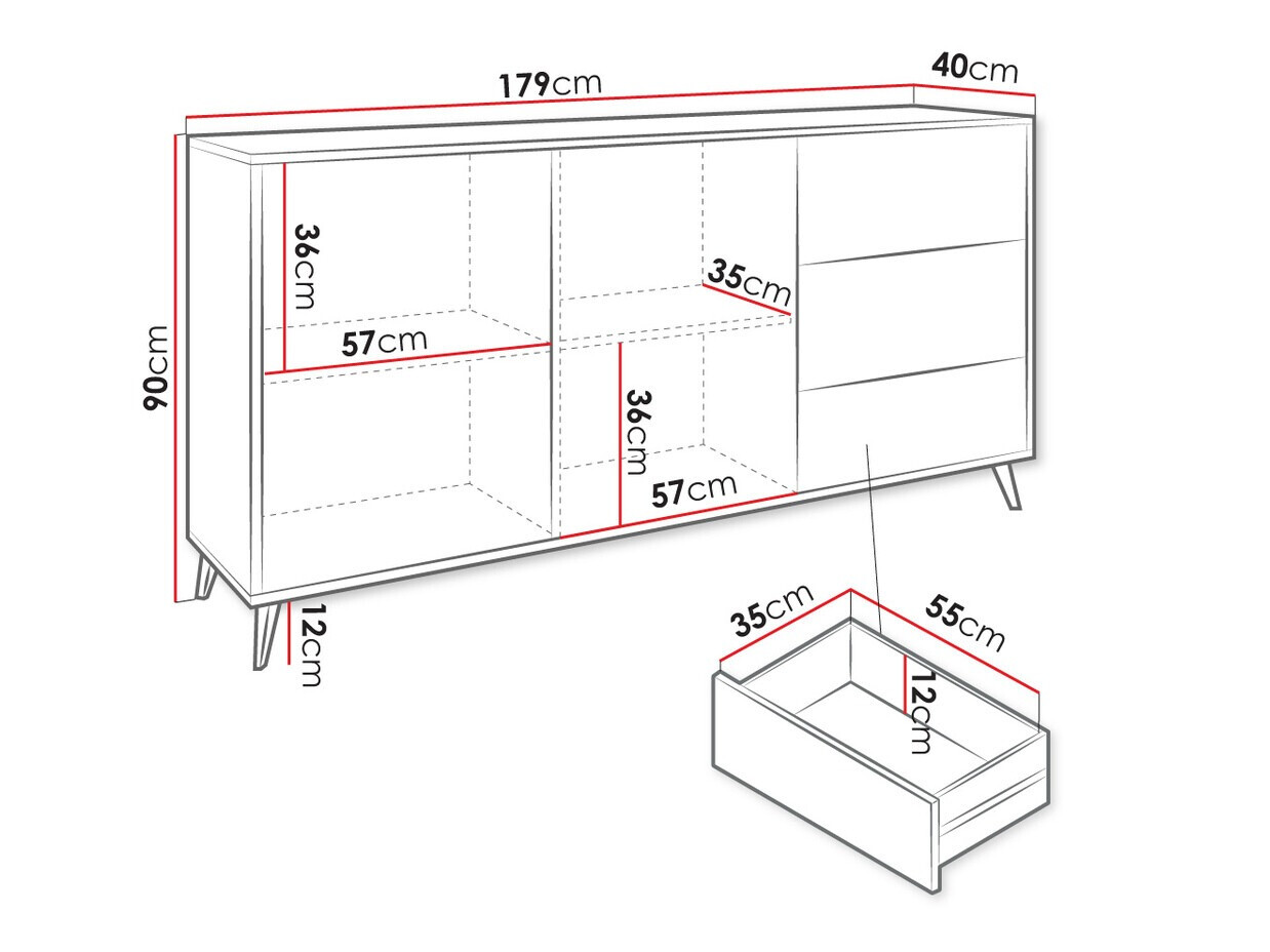 Ladekast Comfivo Lomcali 101