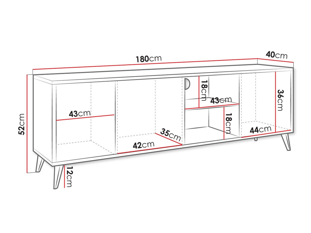 TV-meubel Comfivo Lomcali 105