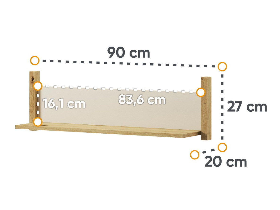 Wandplank Laralu 104