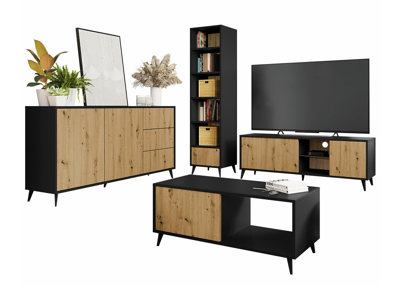 Woonkamerset Comfivo Lomcali 108