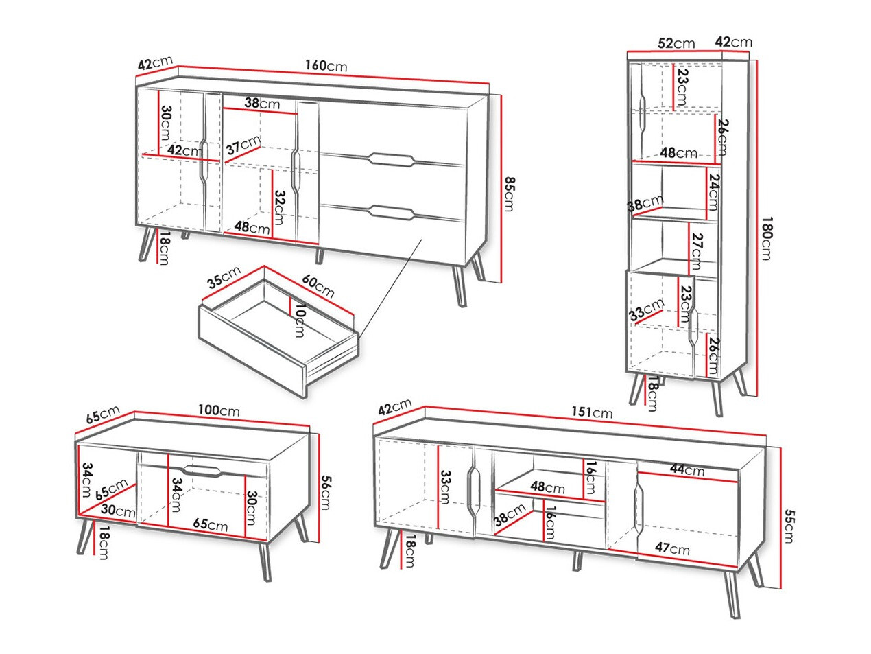 Woonkamerset Comfivo G106