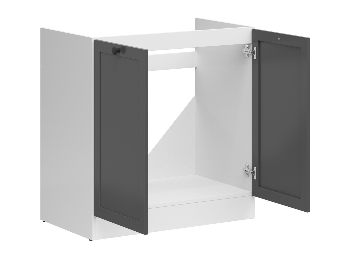 Modulaire spoelbakkast met deuren Classic Grey 115