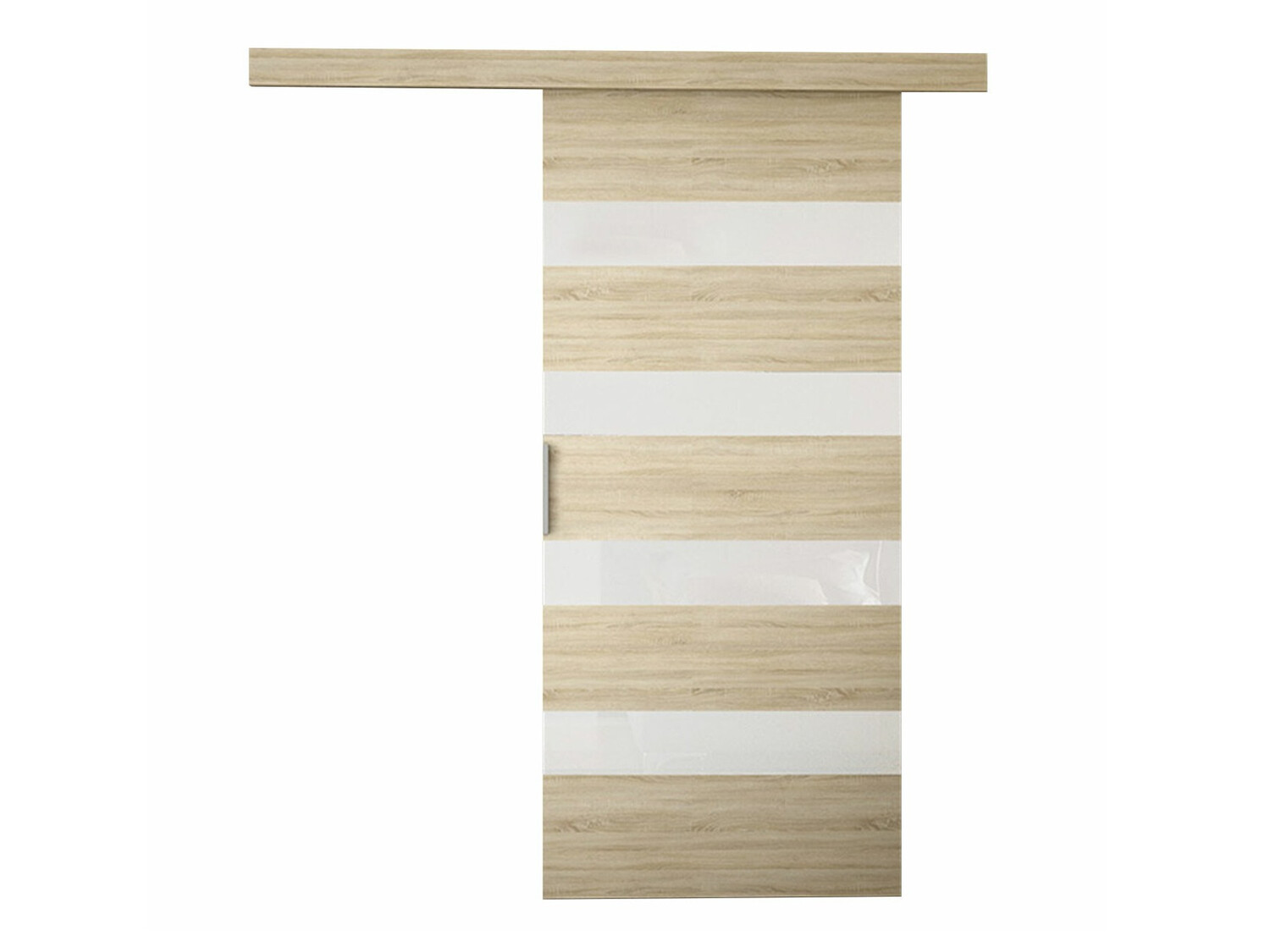 Schuifdeur Closico Materia V (Sonoma eik + Wit)