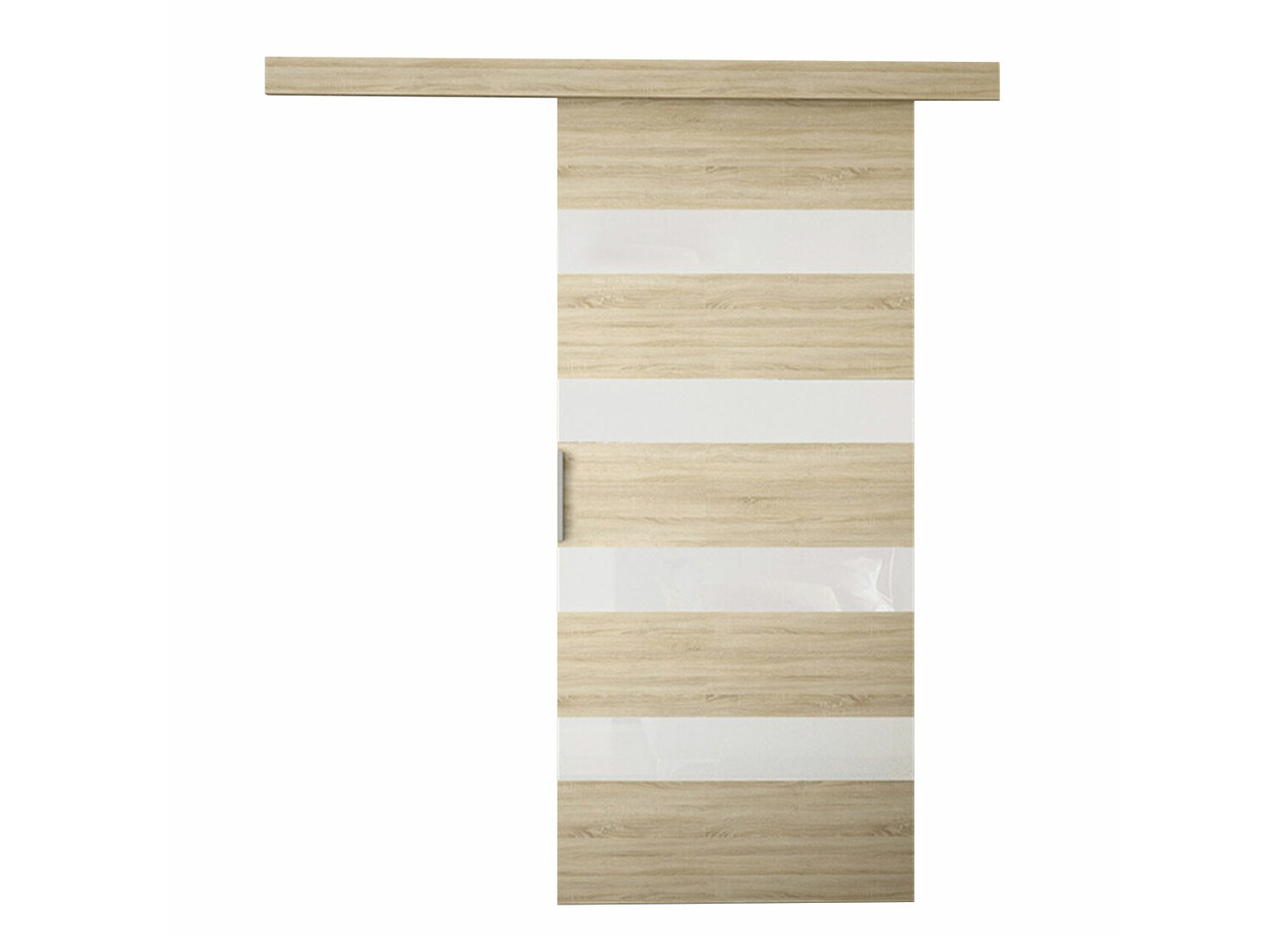 Schuifdeur Closico Portalis V (Sonoma eik + Wit)