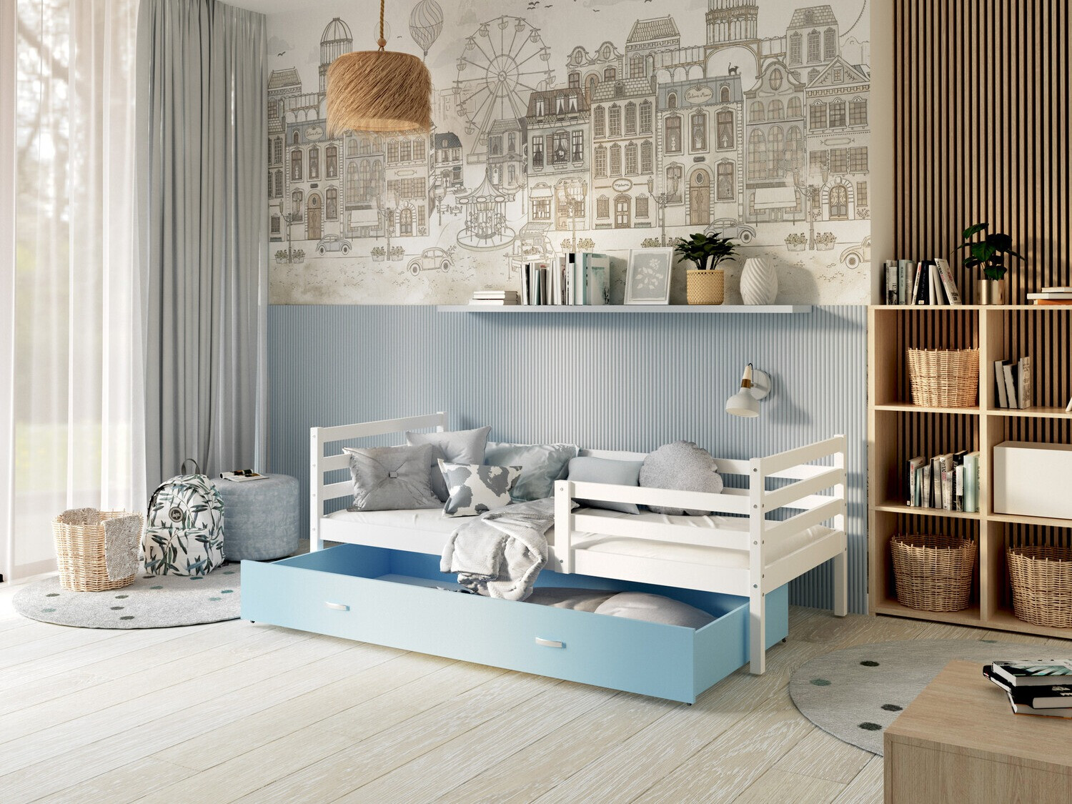 Bed Aurora 130 (Wit)