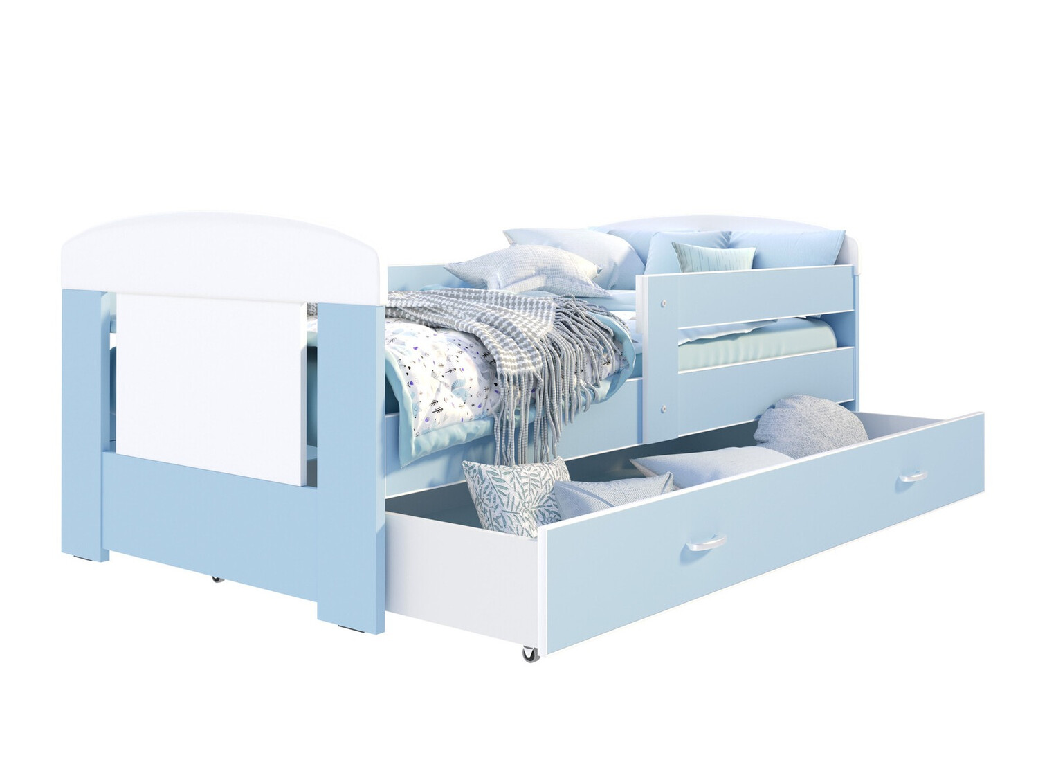 Bed Tentive 100 (Blauw + Wit)