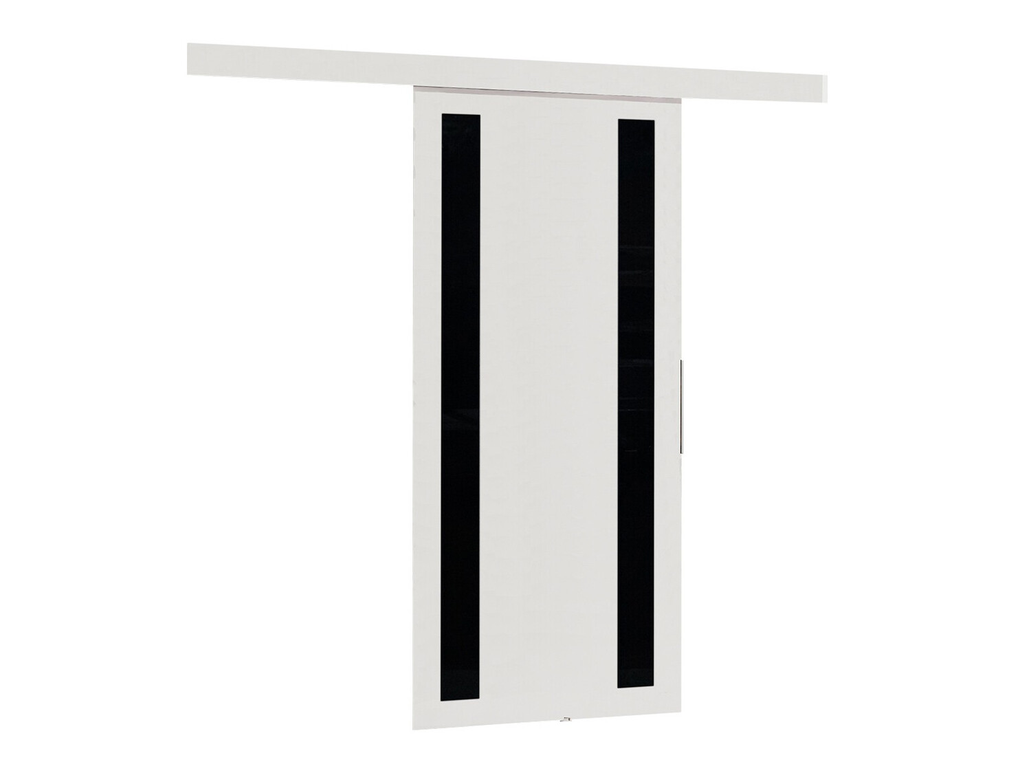 Schuifdeuren Dover 120 (Wit + Zwart)