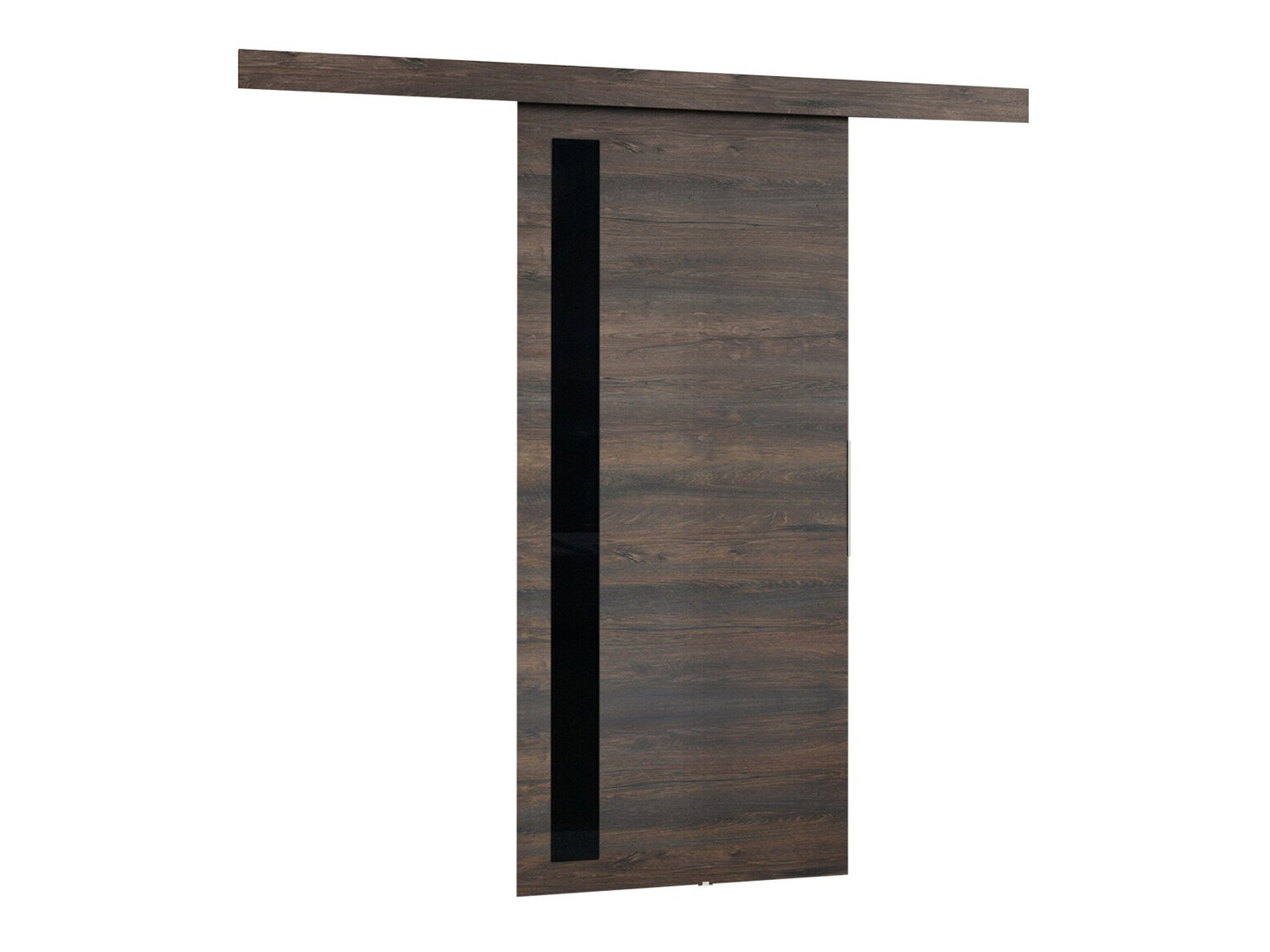 Schuifdeuren Dover 126 (Donker essen + Zwart)