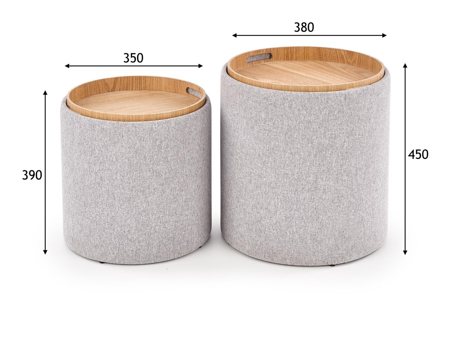 Set poefs Houston 1212