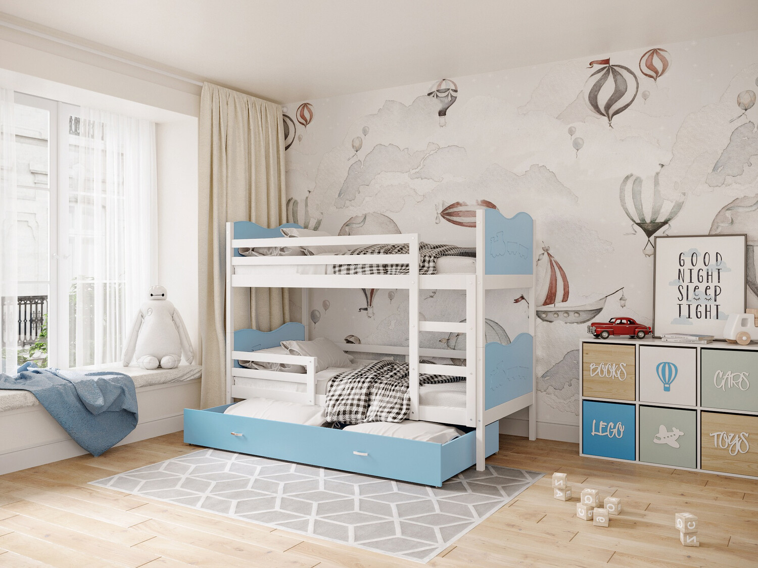 Stapelbed Aurora 110 (Wit)