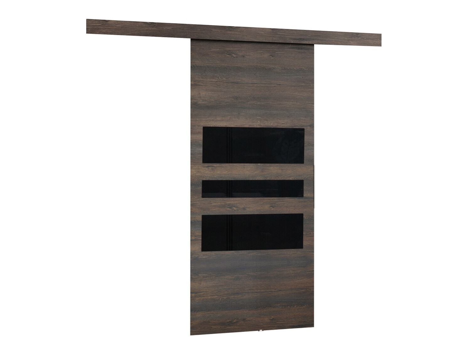 Schuifdeuren Dover 139 (Donker essen + Zwart)