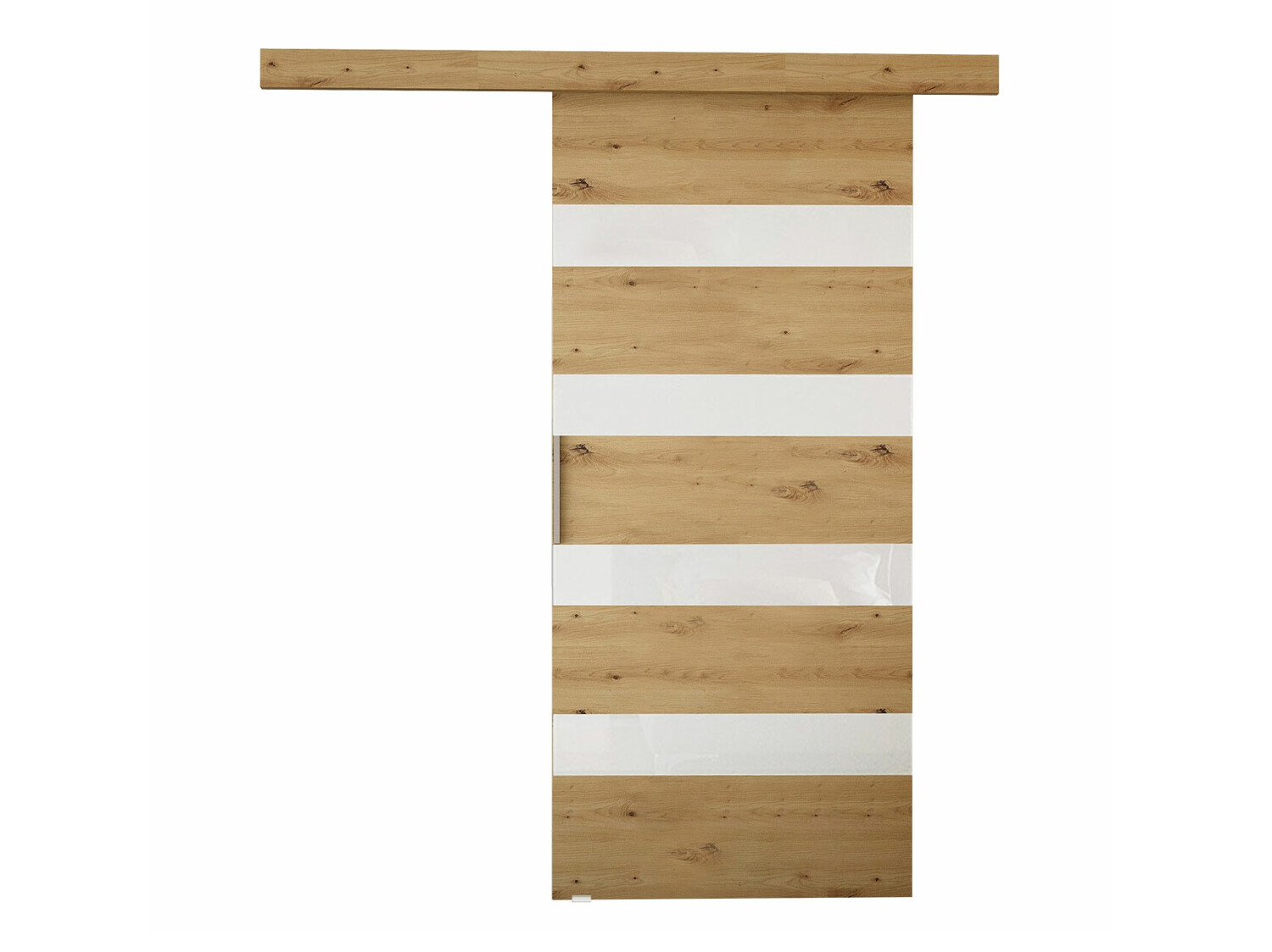 Schuifdeur Closico Fundus V (Artisan eiken + Wit)