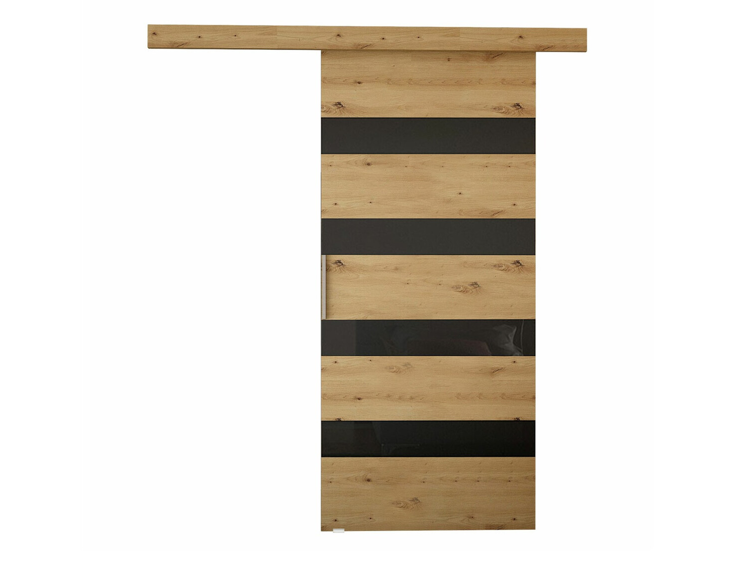 Schuifdeur Closico Fundus V (Artisan eiken + Zwart)