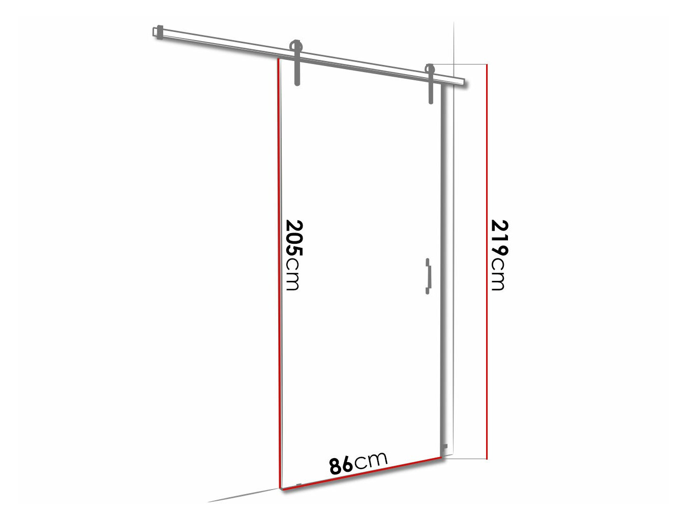 Schuifdeur Dover 153 (Wit)