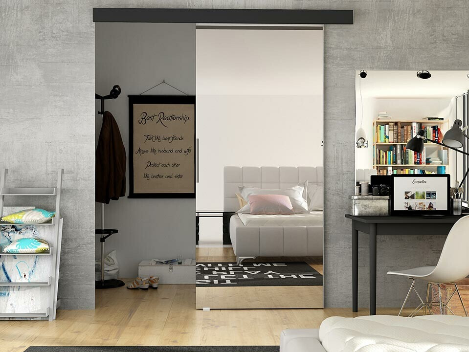 Schuifdeuren Closico 182 (Zwart)