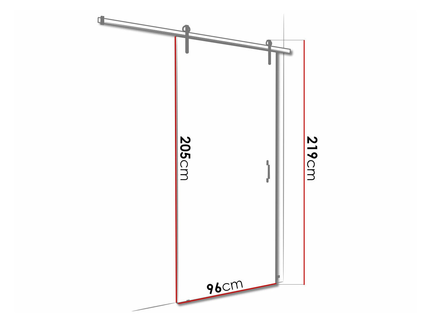 Schuifdeuren Dover 154 (Sonoma eik)