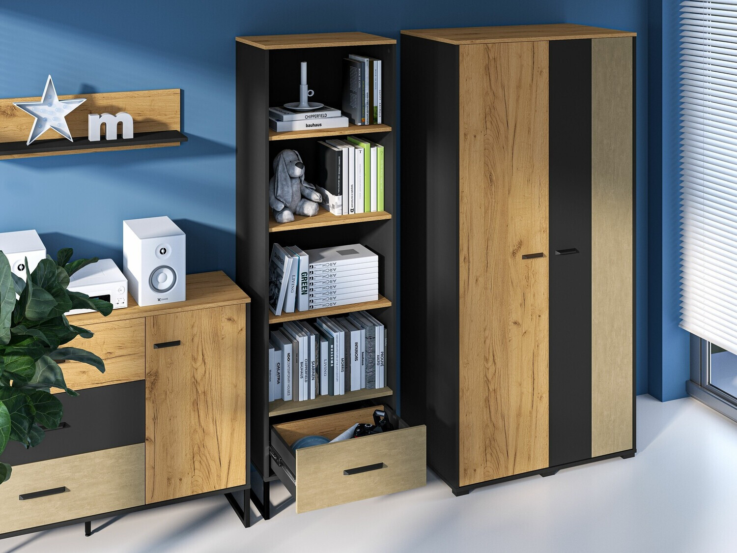 Boekenkast Tortiva 102