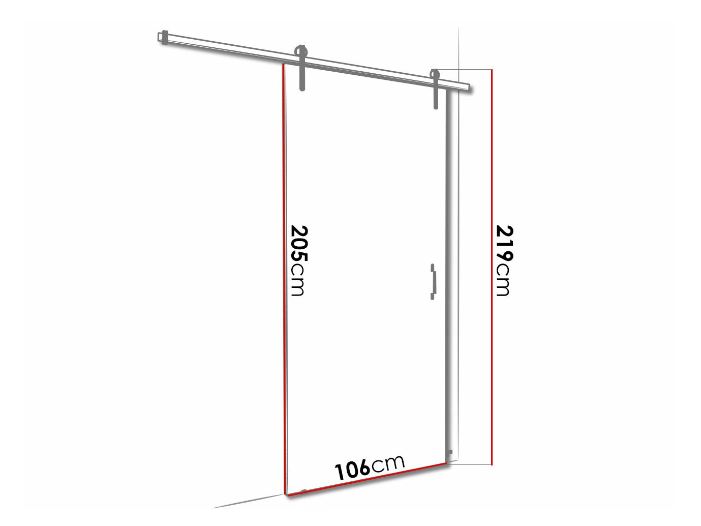 Schuifdeuren Dover 161 (Donker essen + Zwart)